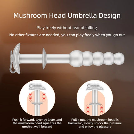 Silicone Penis Plug,Hollow Urethral Sounding Sound Flexible Urethra Dilation Dilator Masturbation Penisplug Sex Toys for Men