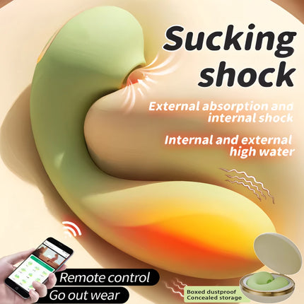Bluetooth APP Sucking G Spot Vibrator Wearable Vibrating Egg Vagina Massager Clitoris Stimulator Sex Toy For Women Boxed charg