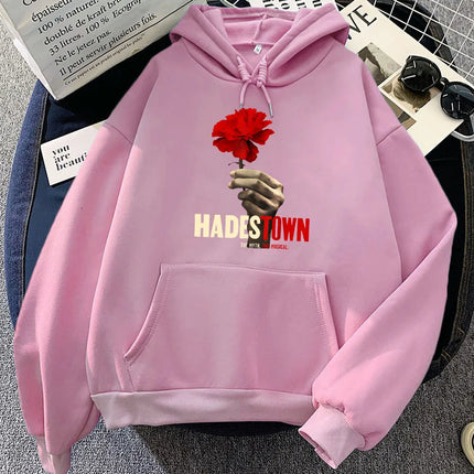 Musical Hadestown Hoodies for Women/Men Winter Casual Printing Sweatshirts Roupas Femininas Sudaderas Pocket Fleece Female Hoody