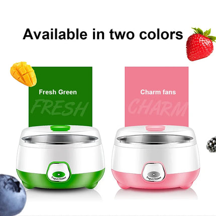 1L Yogurt Maker Greek Yogurt Maker Machine with Constant Temperature Control for Yogurt Natto Rice Wine