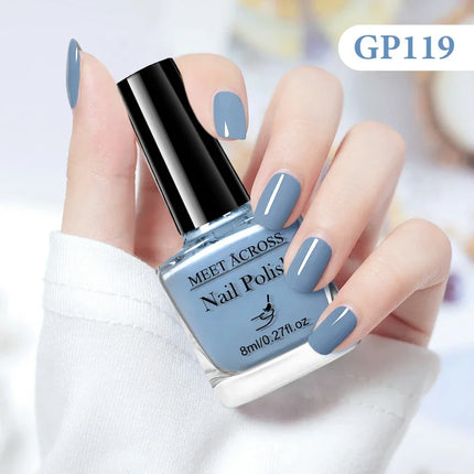8ml Water-Based Nail Polish 48 Colors Long Lasting Quick Drying No Need of Lamp to Cure Nail Supplies Vernis for Nails Manicure