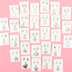 Silver Color / 50cm / 20Sets
