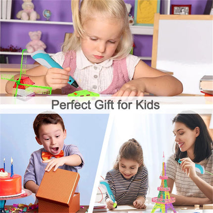 2025 Funny Set DIY 3D Pen for Kids Birthday Chrismas New Years Gift Boy Girls Creative 3D Printing Pen with PLA Filament 3D Pens