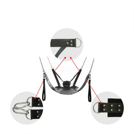 Sex Toys for Couples Two Erotic Product Sex Swing BDSM Bondage Sling Leather Bed Hammock Pillow Love Positions Adult Games Chair