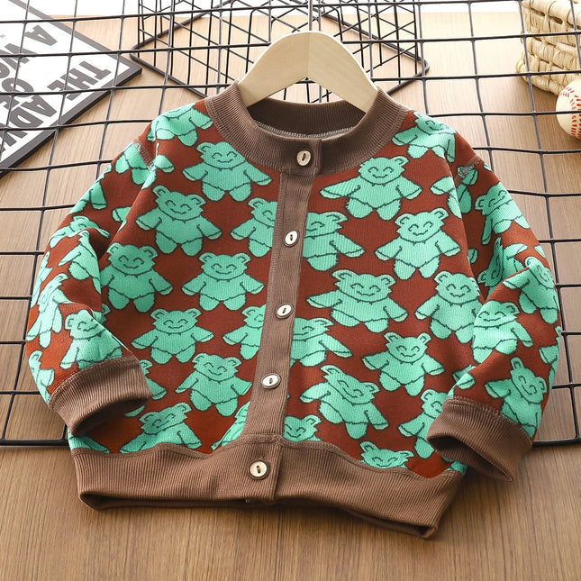 Sweaters Kids' Cardigan Autumn/Winter Boys & Girls Casual Jacket Cozy Baby Sweater Pullover Outfit