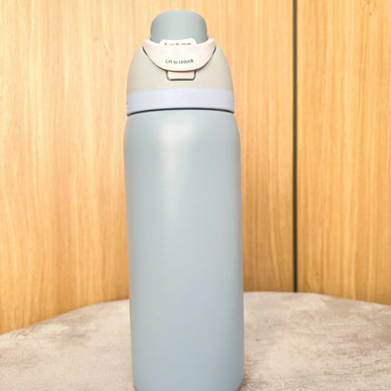 O---Wa 32oz Stainless Steel Thermos Cup 304 Stainless Steel Thermos Cup Car Water Cup Sports Water Cup Straw Cup Water Cup