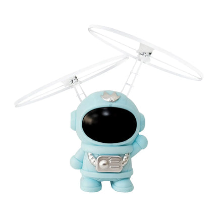 Flying Robot Astronaut Toys Children Robot Toys with Light Cute USB Charging Astronaut with LED Light for Boys Girls Christmas