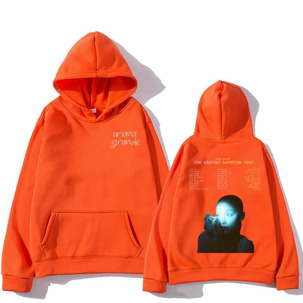 Ariana Grande Eternal Sunshine Tour Hoodies Men Women Retro Aesthetic Fashion Sweatshirt Casual Pullover Loose Trendy Streetwear