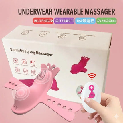 Wearable Vibrator Toy for Women Wireless Panty with Remote Control Bullet Sex Toy Vibrating Panties for Couples with Red Pink