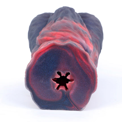 ELKKOST Red Fantasy Silicone Realistic Vaginal Stroker Male Masturbator Pocket Pussy Reusable Onahole Sex Toys For Men