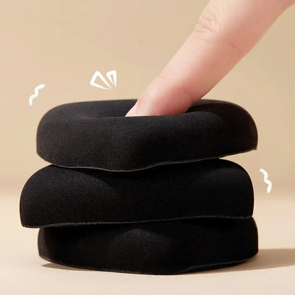 Black Air Cushion Foundation Puff High Elastic Soft Makeup Blender Applicator Sponge Wet Dry Dual Use And Storage Box