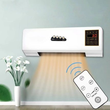 Heater and Air Conditioner 2-in-1 Wall Mounted Heater Cooler Ductless Air Conditioner 6-Hour Timer Climate Control Single