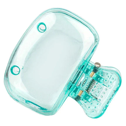2 Pack Toothbrush Head Covers - Travel Protector Cap Case, Color Combo Clip for Household & Camping, Durable Plastic Portable