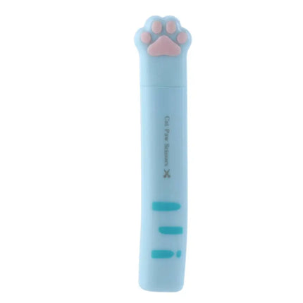 Stationery School Supplies Girl Gift Kawaii Novelty Portable Stainless Steel Cat Paw Scissors Folding Design Hand Scissors