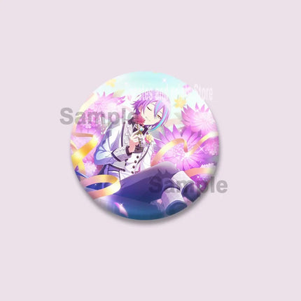 Anime Game Character Kamishiro Rui Pins PJSK Cartoon Round Brooches on Backpack Shirt Accessories Jewelry Badge Gift for Friends