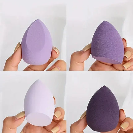 5-Pack Dual-Use Makeup Sponge Set - Velvet for Liquid/Cream/Powder | Vegan Eco-Friendly Travel Essentials