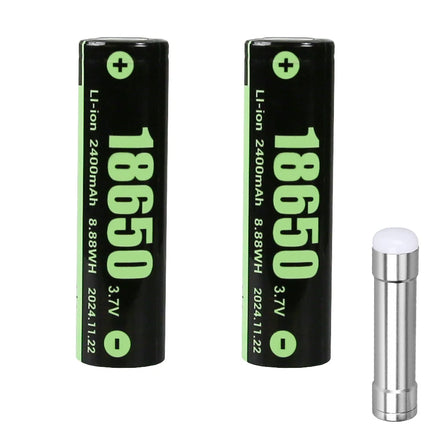 100% New Original 3.7V 18650 Rechargeable Battery 2400mAh 18650 Lithium Rechargeable Battery for Speakers Radios Headlights Toys