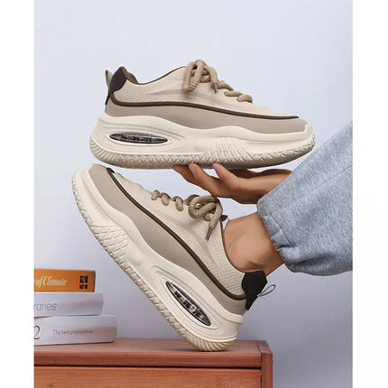 Men's Casual Sports Shoes, Fashionable Thick-Soled Skateboarding Shoes, Trendy and Comfortable Men's Outdoor Shoes