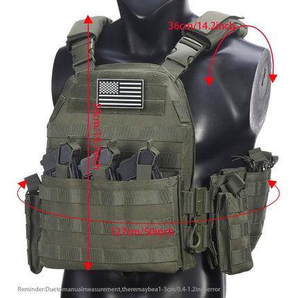 Tactical Hunting Vest - Quick-Release Shoulder & Waist System