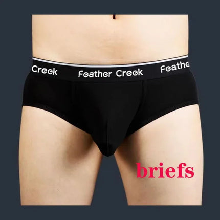 Large Pouch Men's Panties U Convex Front Pocket Flat Foot Triangle Sexy Shorts Fashionable Underwear for Men