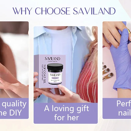 Saviland 100g Builder Nail Gel White Nude Pink Nail Extension Gel Multifunctional Nails Art Gel Polish Soak Off UV for Salon DIY