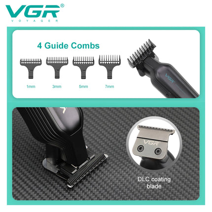 VGR Hair Trimmer Professional Hair Clipper Rechargeable Clipper Adjustable Hair Cutting Machine Electric Clipper for Men V-930