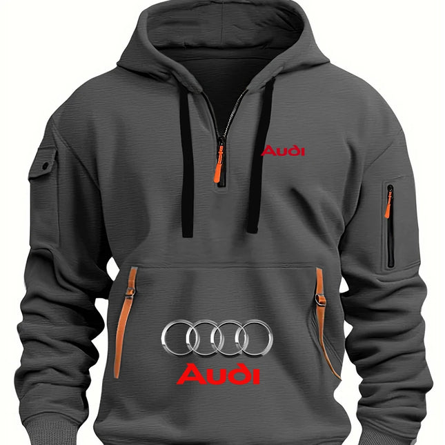 Nueva sudadera con capucha para hombre de AUDI, sudadera deportiva para exteriores, sudadera informal para entusiastas de