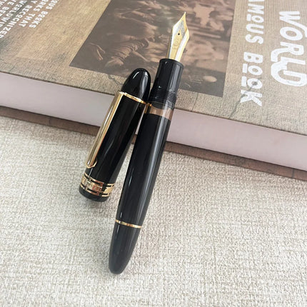 Wing Sung 630 Brief Fountain Pen Iraurita Nib 0.5~0.7mm Nib Piston Resin Gold Clip Pen Stationery Business Gifts Writing