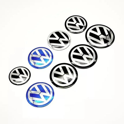 4pcs 56mm Car Wheel Center Sticker for Volkswagen VW GTI ABT Golf 5 6 Polo Passat Tiguan CC Beetle Touran Scirocco Sharan SR32