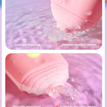 Ice cream portable vibrating sucking masturbation massager clitoris nipple vibrating sucking stimulator sex toys adult products