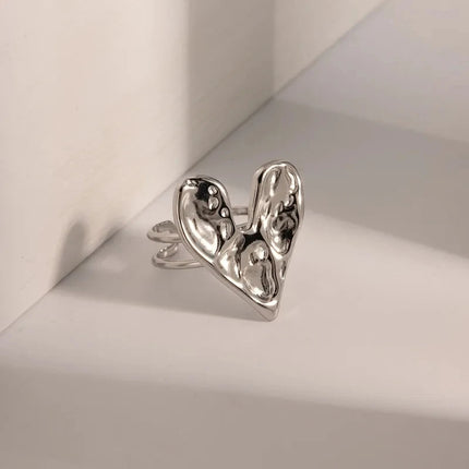 925 Sterling Silver Wavy Line Open Rings for Women Ladies Elegant Luxury Silver Color Jewelry Accessories Wholesale Jewellery