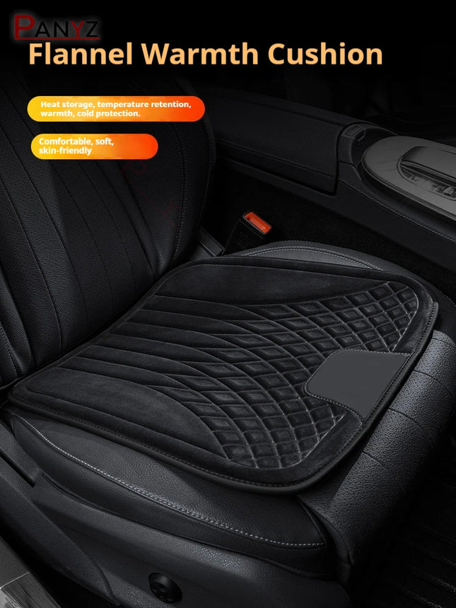 For VW Volkswagen POLO Tiguan R line Rline Flannel Car Seat Cushion, Non-Slip All-Season Auto Cushion Pad