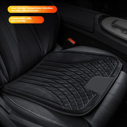 For VW Volkswagen POLO Tiguan R line Rline Flannel Car Seat Cushion, Non-Slip All-Season Auto Cushion Pad