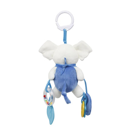 Plush Baby Stroller Pendant Wind Chime Soothing Bed Bell with Hanging Rattle Teether Toy for Newborn Gifts