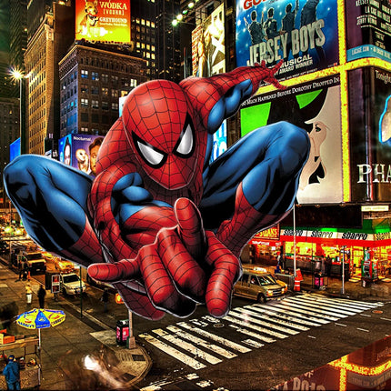 Superhero Themed Customized Boys Birthday Outdoor Party Decoration Banner ProvidedP Portrait Photography Background Studio Props