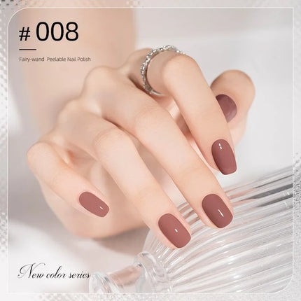 Colorful Water-Base Nail Polish 40 Colors Air Dry Peel Off Nail Art for Manicure DIY Long Lasting Nail Supplies Painting Varnish