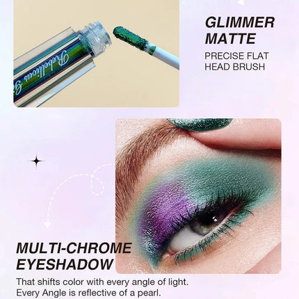Chameleon EyeshadowsDiamond Glitter Liquid Eyeshadow StickHighly Pigmented Metallic Shimmering Long Lasting Shine All Makeup