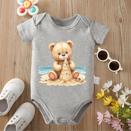 100% Cotton Bodysuit Cute Baby Bear/ I Like Nature Onesie Comfortable Cloths for Baby Jumpsuit for 0 To 12 Months Newborn