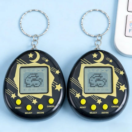 2026 New Cross-Border Electronic Pet Machine Virtual Retro Handheld Game Keychain Children's Toy Gift Luminous Toys