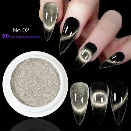Aurora Mirror Glitter Nail Art Powder Ice Chameleon Rubbing Pigment Dust Sparkly Charm Nails Design Accessory DIY Decorations