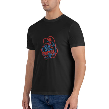 Funny Skull Mario  Men's Printed T-Shirt Unisex T shirtTshirt