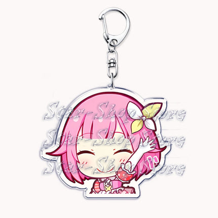 VIRTUAL SINGER Wonderlands Showtime Keychains Keyrings for Accessories Touya Emu Rui Akito Tsukasa Key Chain Jewelry Fans Gifts