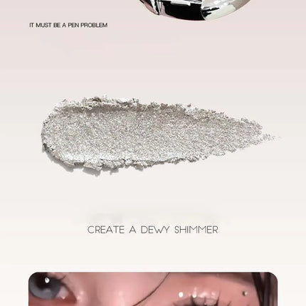 Light Shadow Highlighter Mashed Potato Diamond Shining High Gloss Paste Pearlescent Fine Flash Brightening Contouring Highlights