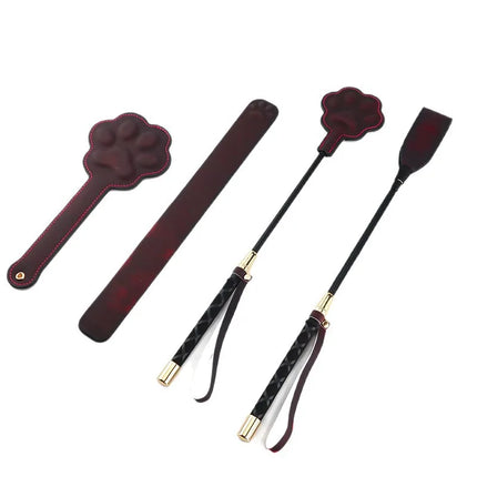 SP Tools Leather Temperature Color Changing 3D Cat Paw Spanking Adult Couple Play Toys Punishment Training Whip Spank Beat Toys