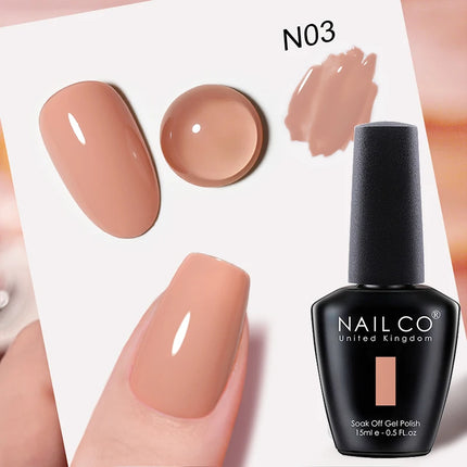 NAILCO Gel Nail Polish 15ml Hema TPO Free Nail Art Vernis Semi Permanent UV Gel Polish Nail Manicure Nail Varnish Ongle Top Coat
