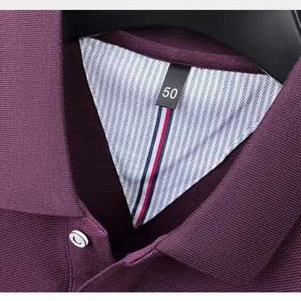 High-end brand 100% cotton long sleeve polo shirt, fashion luxury, pony embroidery, business casual comfort, new Paul men's T-shirt