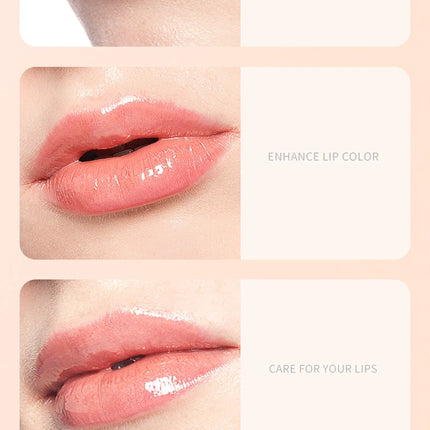Fruit Moisturizing Hydrating Lip Balm Strawberry Peach Heart Shape Fade Lip Line Repair Lips Care Beauty and Skin Care Products