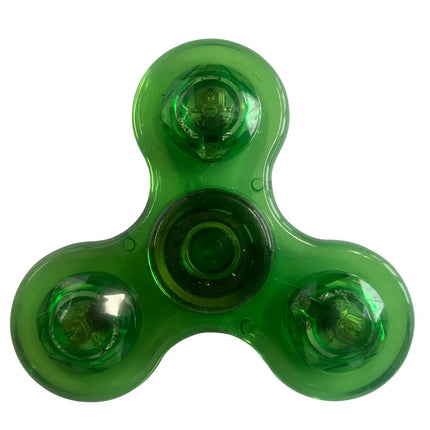 LED Light Fidget Spinner Finger Toy Hand Spinner Glow in Dark Stress Reduction and Anxiety Relief for Children