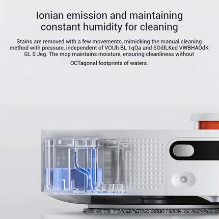 Xiaomi Robot Vacuum and Mop M40, Lidar Navigation,Auto Dust Emptying & Self-Cleaning Base,12000Pa Ultra Suction,For Pet Hair