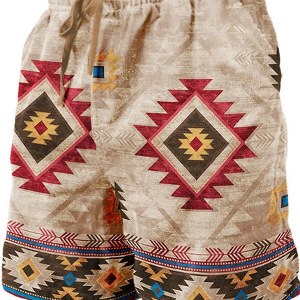 Men's Beach Pants Compass 3D Printed Shorts Men's Summer Breathable Shorts Fitness Street Shorts Men's Ropa Hombre